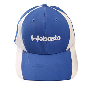 Webasto Hat Men's Adjustable Blue White SportTek Performance‎ Cap